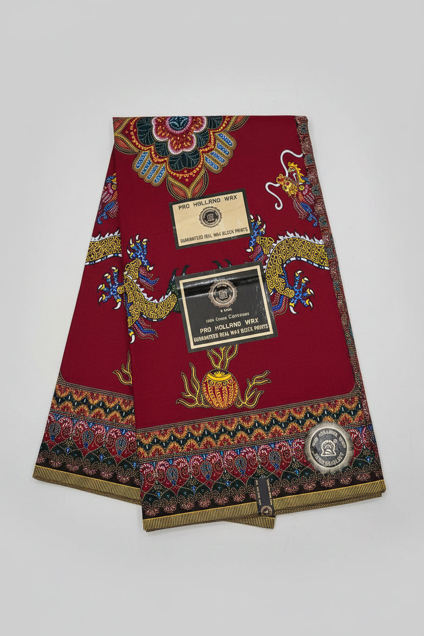 Holland Lungi- Rose print Maroon
